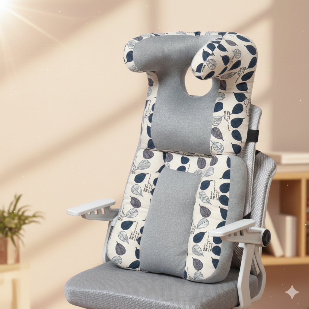Ergonomic Office Pillow for Neck and Back Support