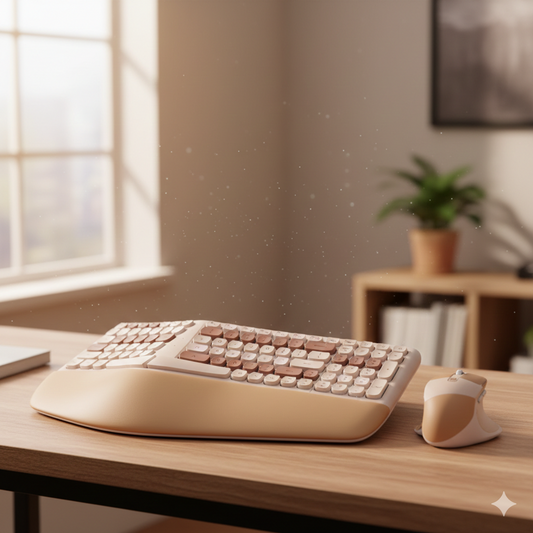 Ergonomic Keyboard & Mouse Set