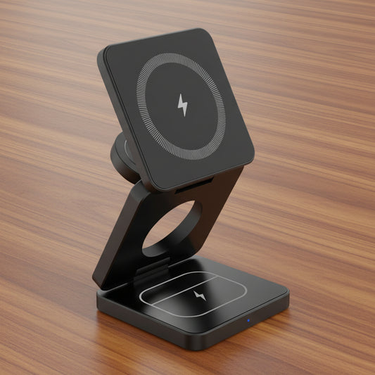 3-in-1 Magnetic Wireless Charging Station